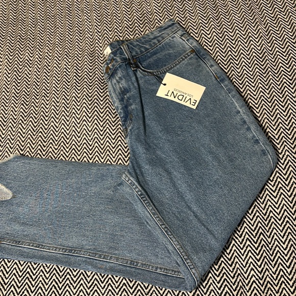 EVIDNT Essen Relaxed Raw Hem Jean | Sz 29 | NWT - Picture 7 of 9